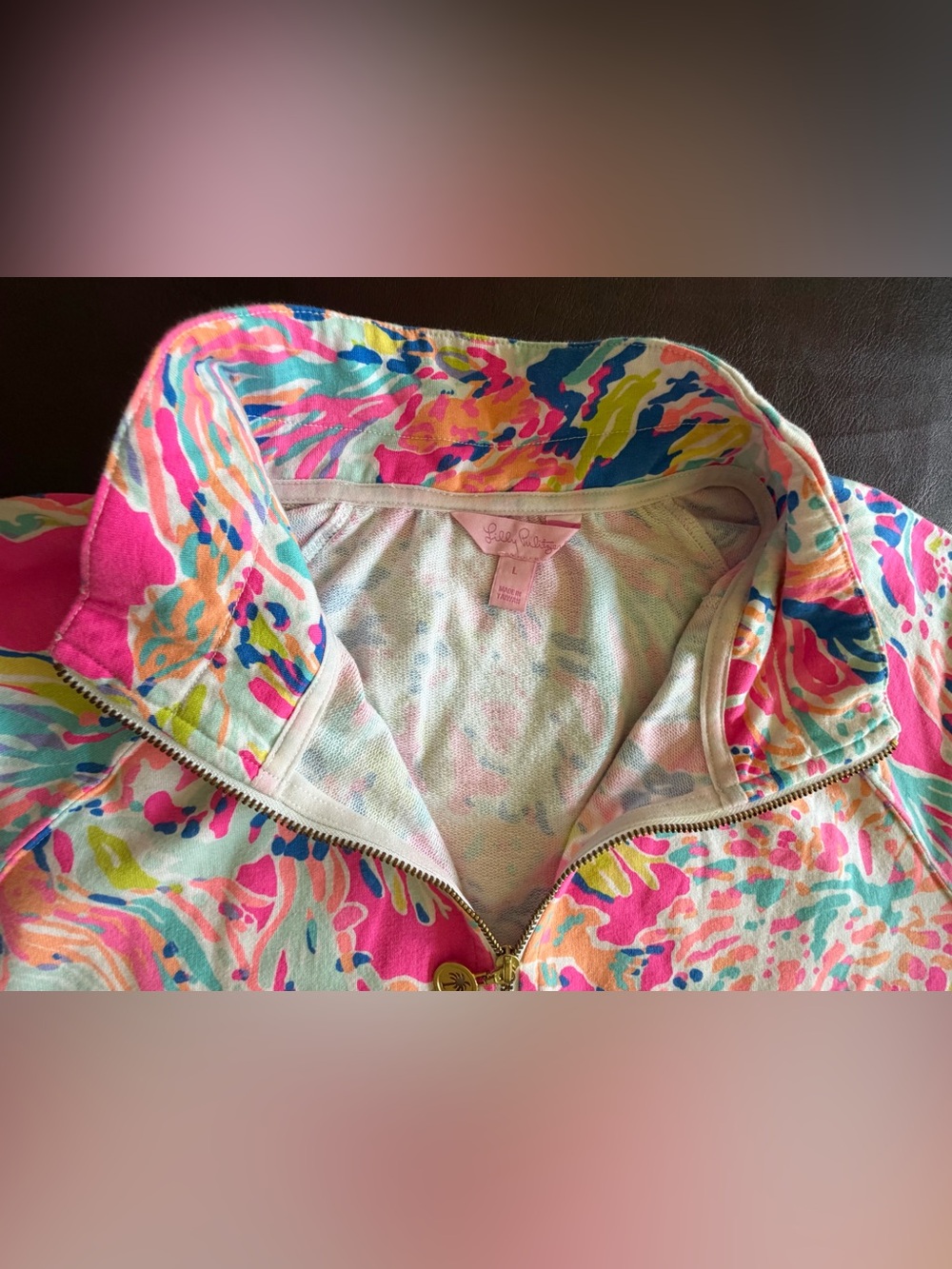 Lilly Pulitzer Skipper Popover, size Large - Picture 3 of 6